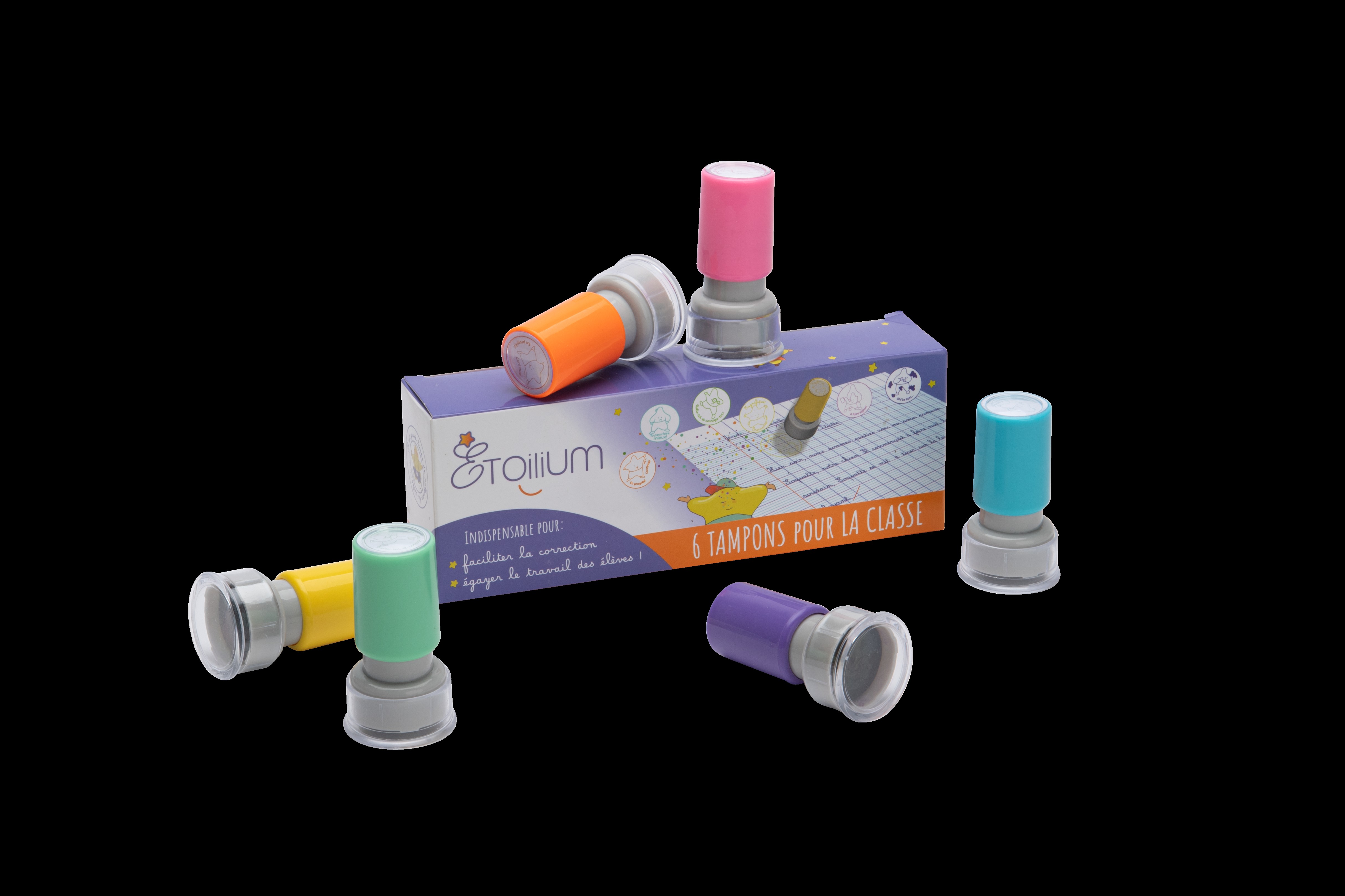 SET DE 6 TAMPONS POUR LA CLASSE ETOILIUM 