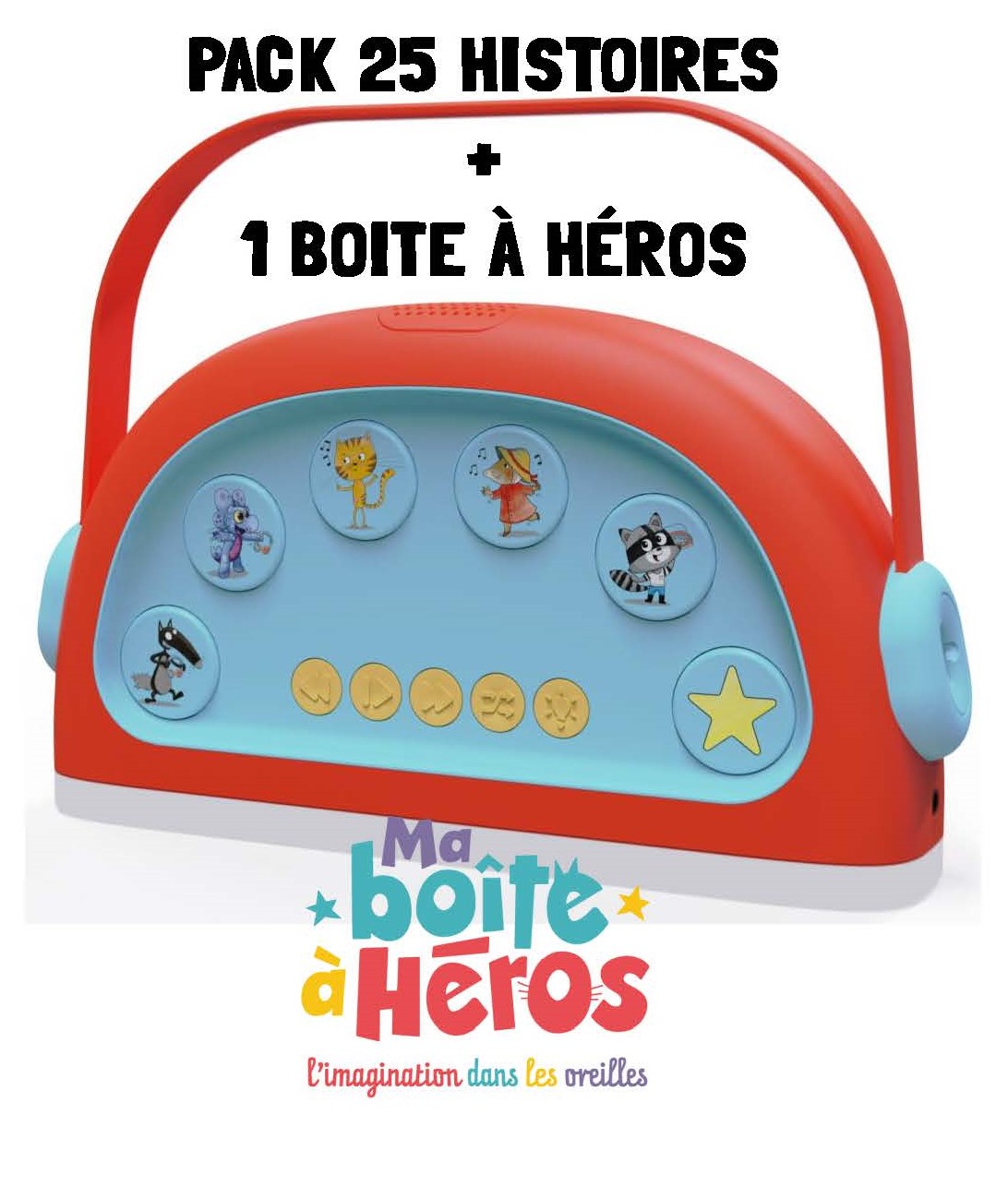 PACK 25 HISTOIRES + MA BOITE A HEROS