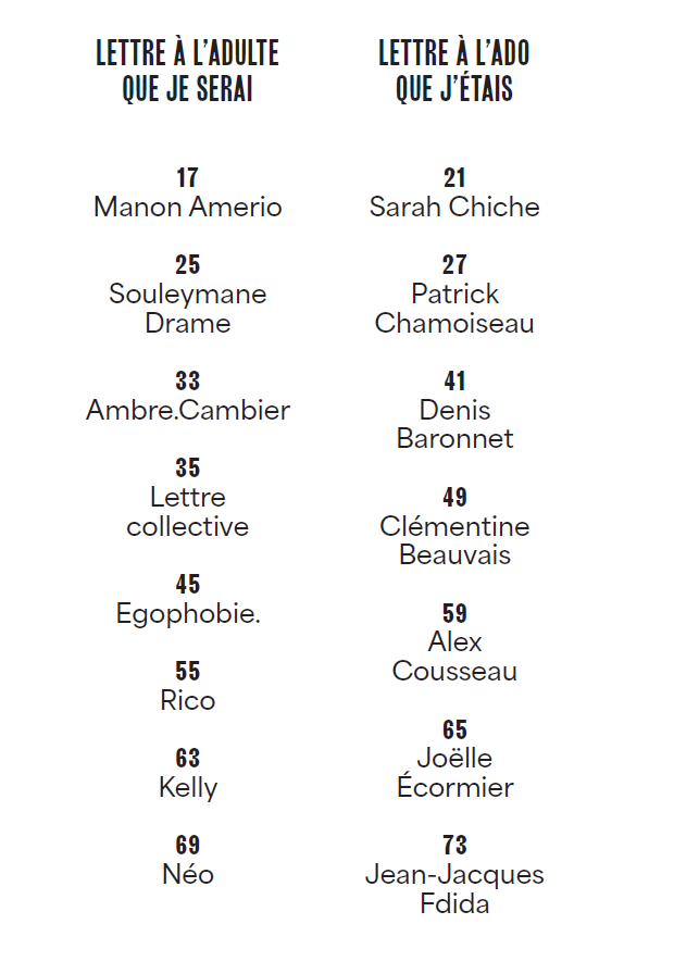 CHER.E MOI... : LETTRES A L