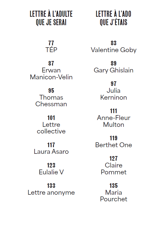 CHER.E MOI... : LETTRES A L