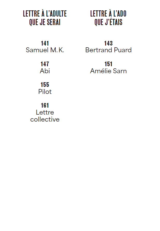 CHER.E MOI... : LETTRES A L