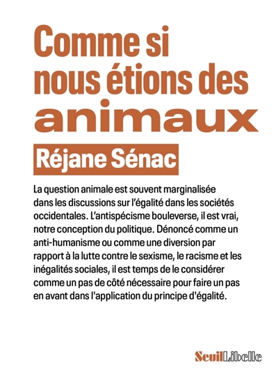 COMME SI NOUS ETIONS DES ANIMAUX