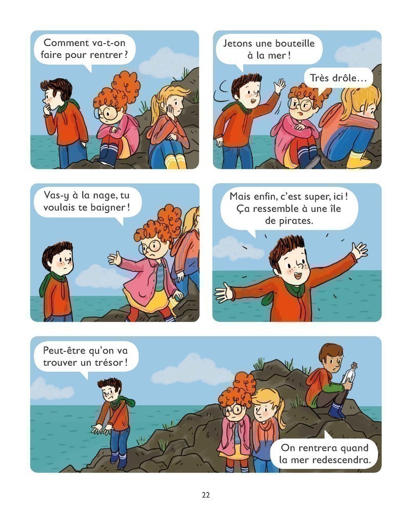 UNE BOUTEILLE A LA MER - JE COMMENCE A LIRE EN BD - CE1 UNE BOUTEILLE A LA MER - JE COMMENCE A LIRE EN BD - CE1