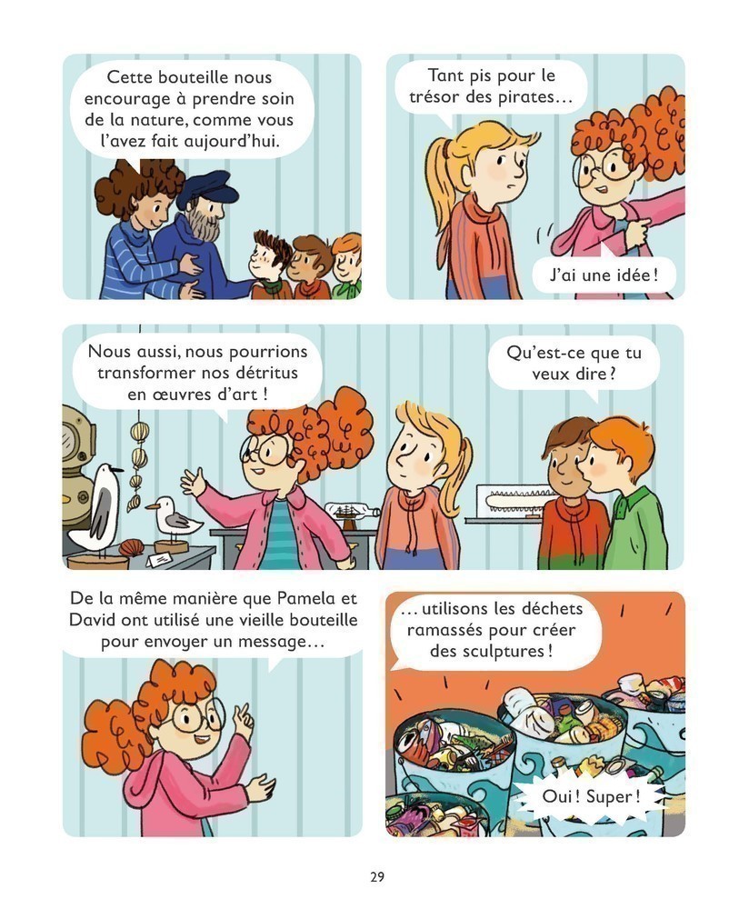 UNE BOUTEILLE A LA MER - JE COMMENCE A LIRE EN BD - CE1 UNE BOUTEILLE A LA MER - JE COMMENCE A LIRE EN BD - CE1