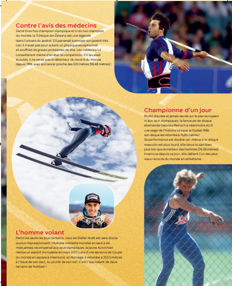 LES RECORDS SPORTIFS LES RECORDS SPORTIFS