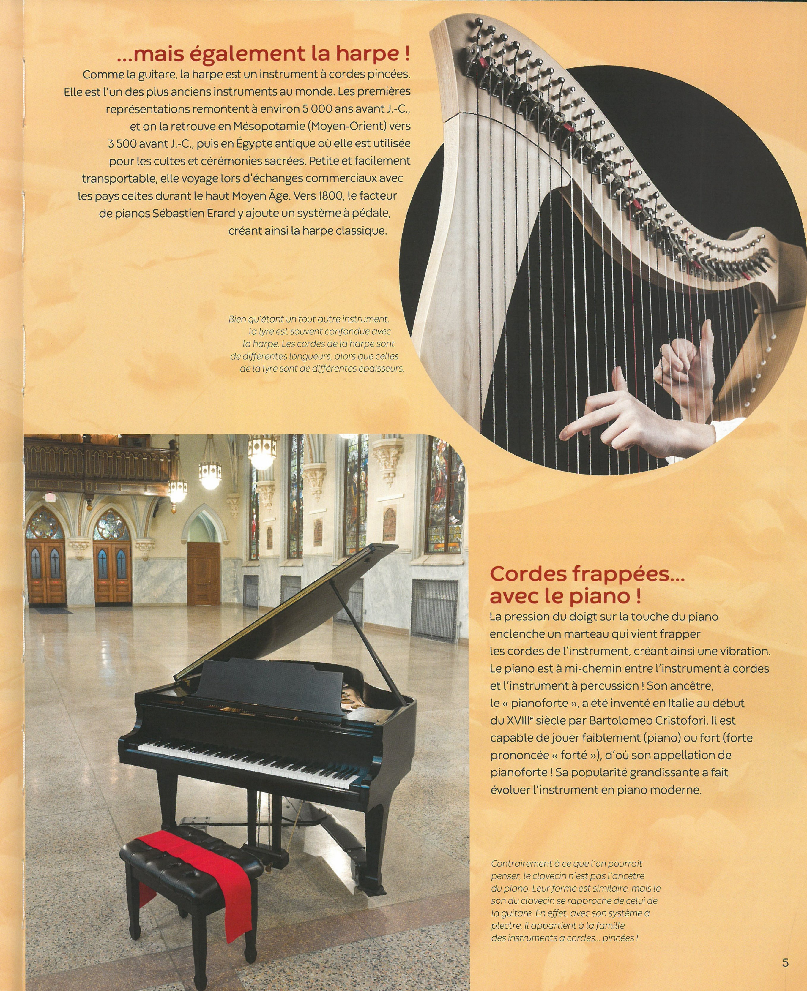 LES INSTRUMENTS DE MUSIQUE