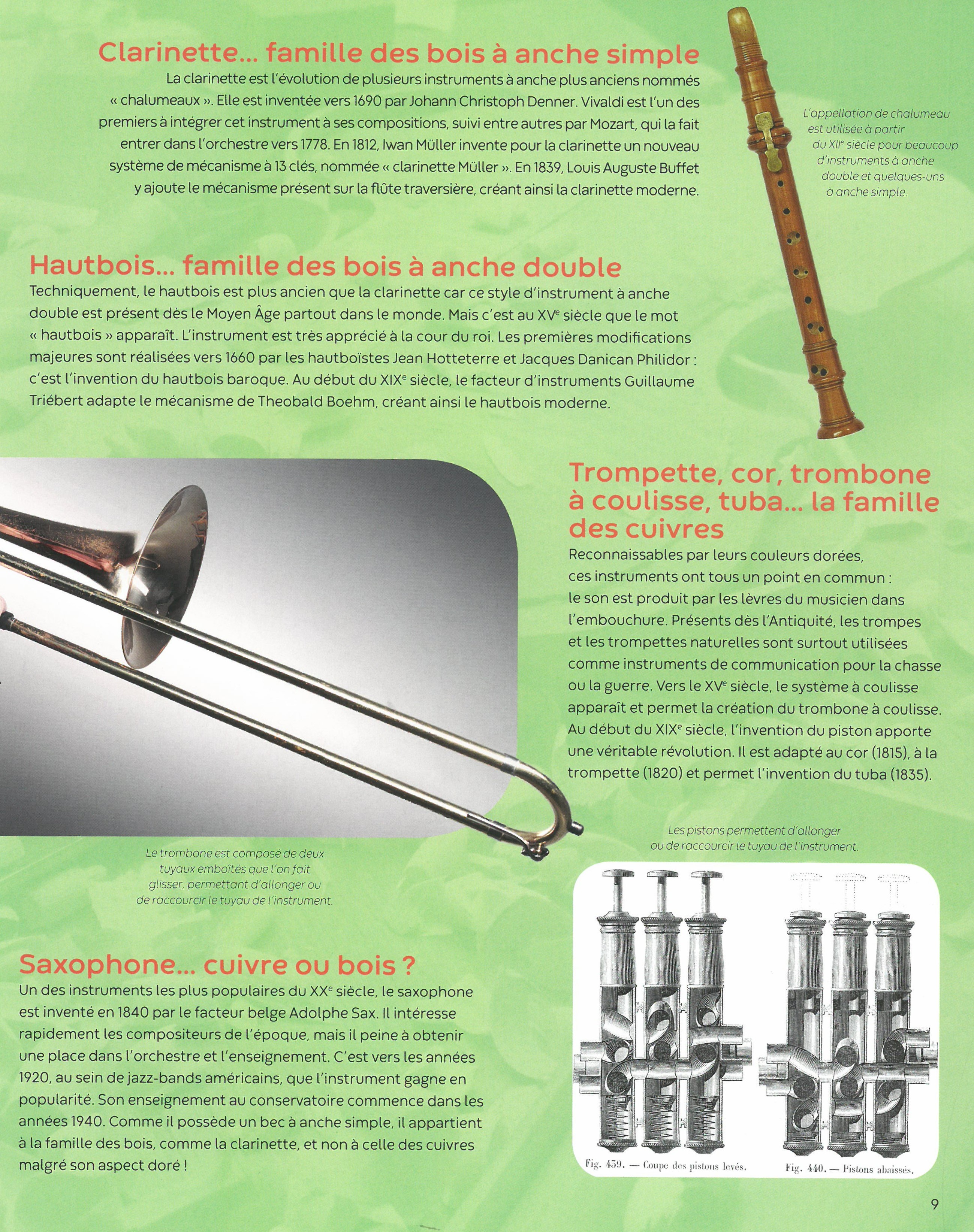 LES INSTRUMENTS DE MUSIQUE