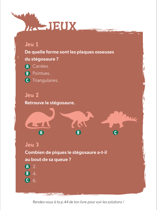 UN JEUNE DINO MALADROIT - DEFIS NATURE