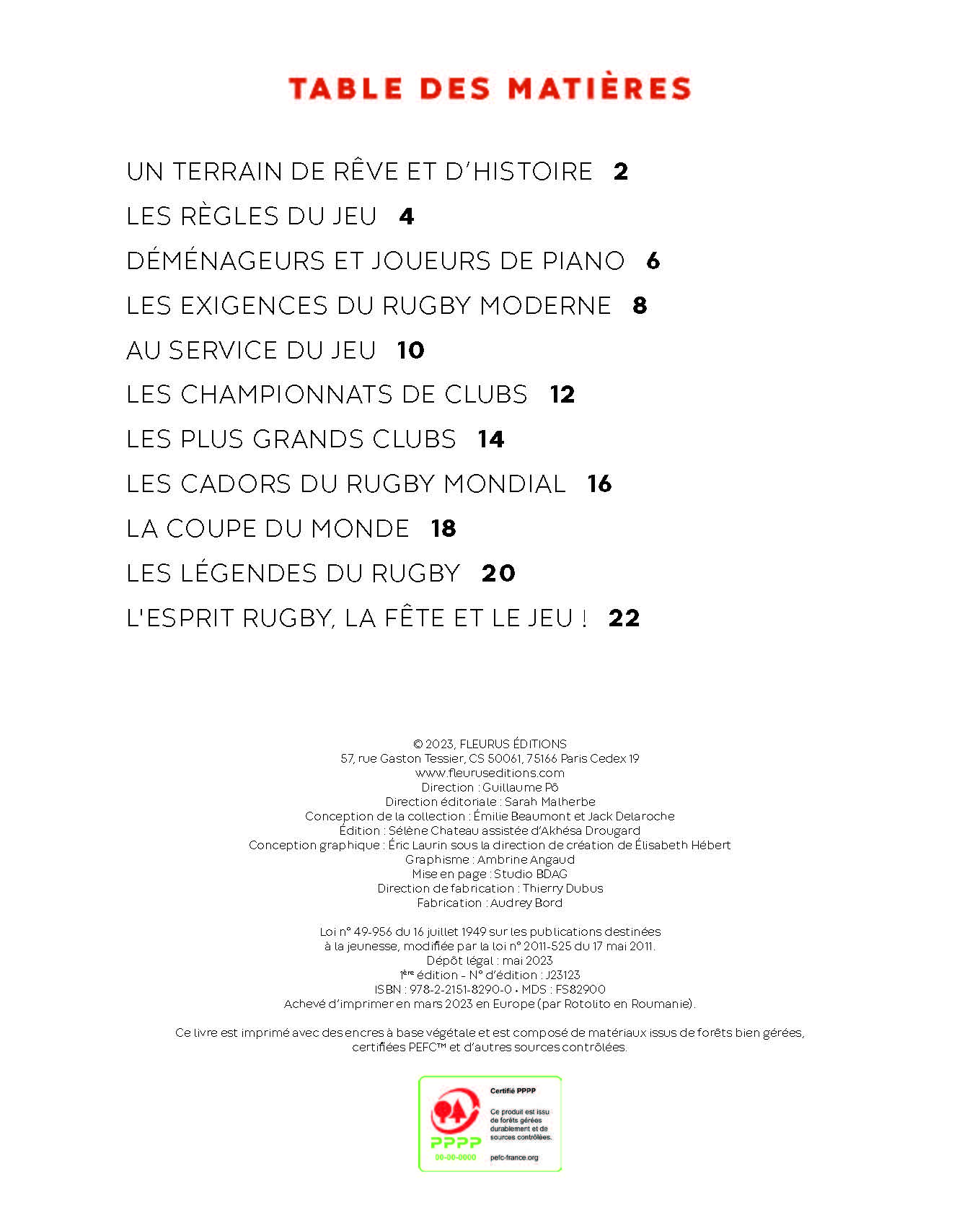 LE RUGBY