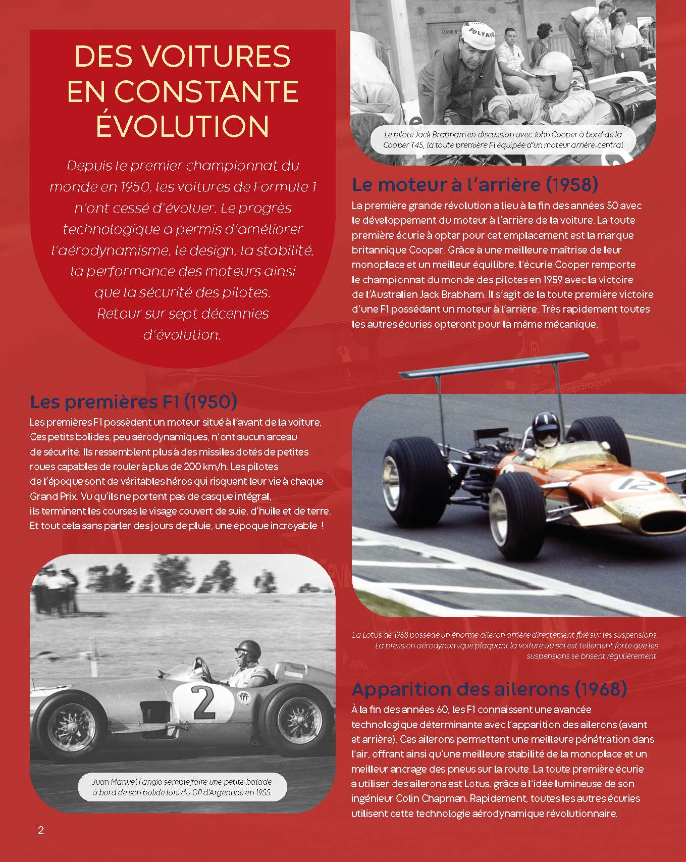 LA FORMULE 1 LA FORMULE 1
