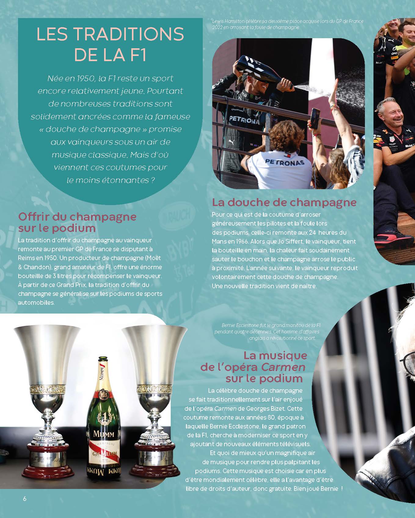 LA FORMULE 1 LA FORMULE 1