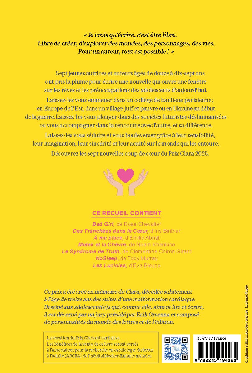 POUR CLARA. NOUVELLES D