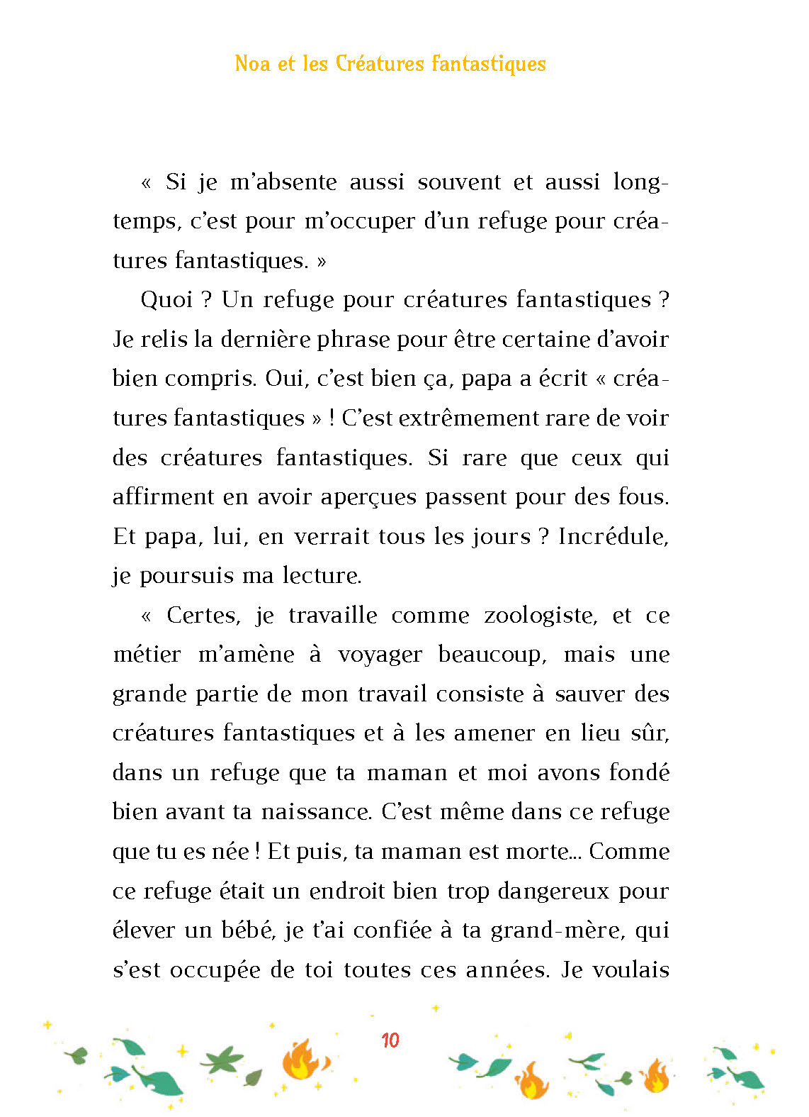 NOA ET LES CREATURES FANTASTIQUES - LE REFUGE EN PERIL