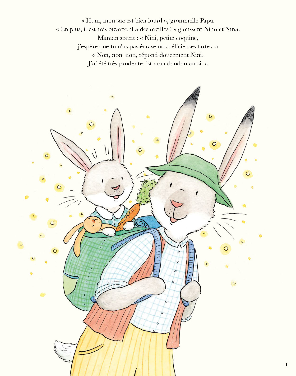 LE PIQUE-NIQUE DE LA FAMILLE LAPIN - LA FORET DE BOISJOLI