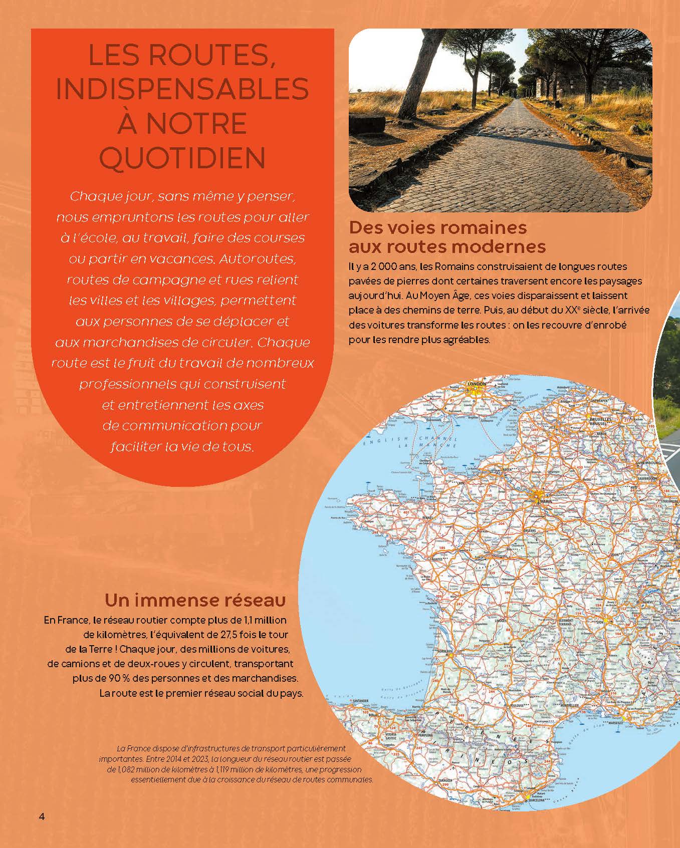 LES METIERS DE LA ROUTE