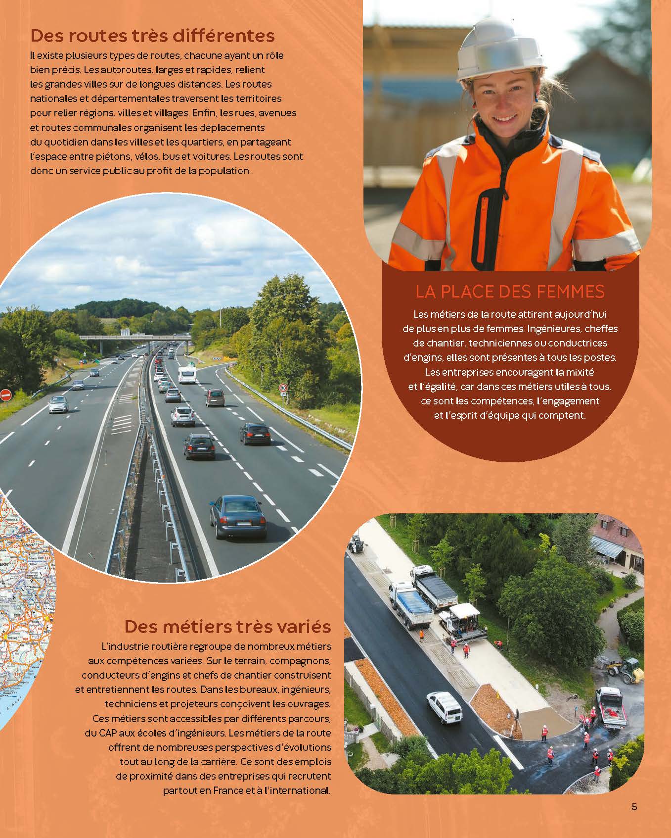 LES METIERS DE LA ROUTE