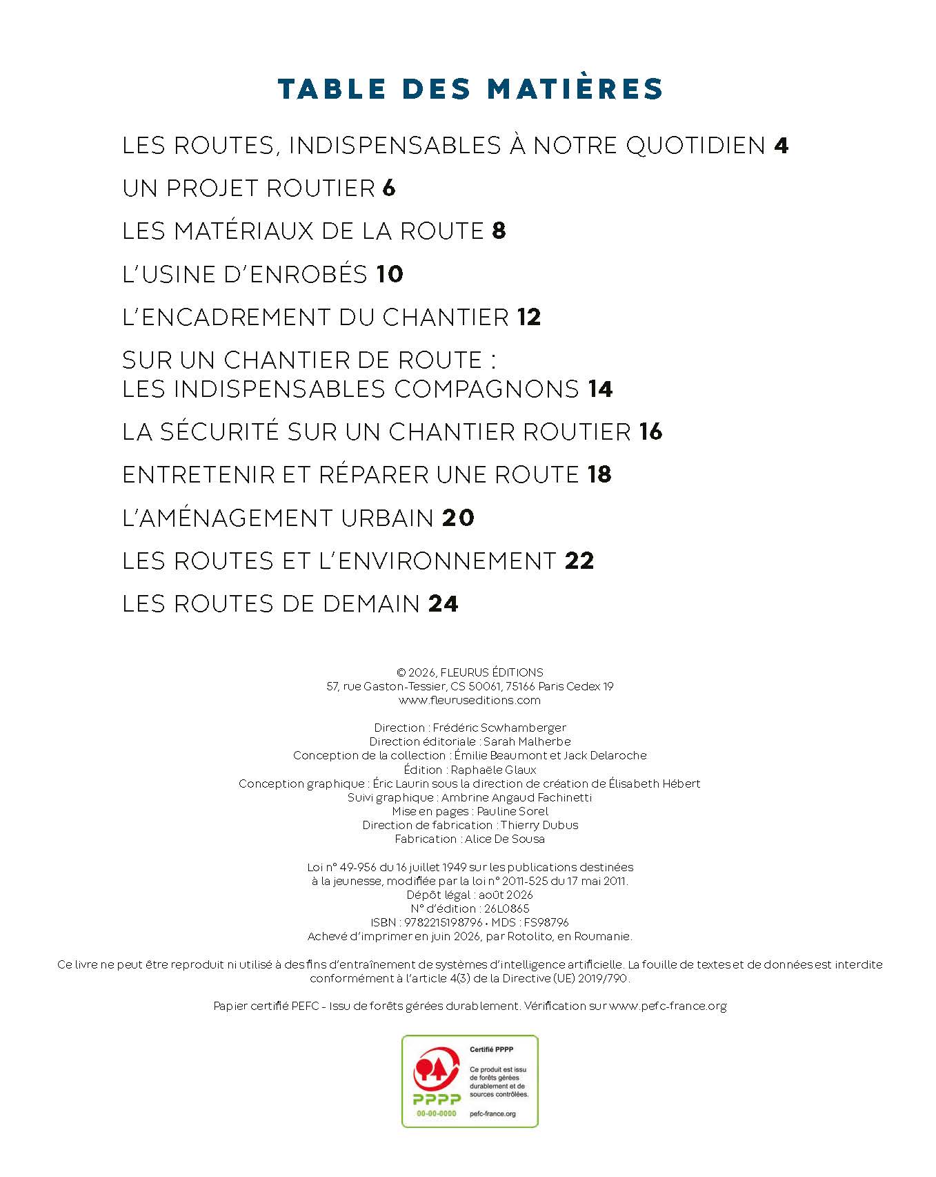 LES METIERS DE LA ROUTE