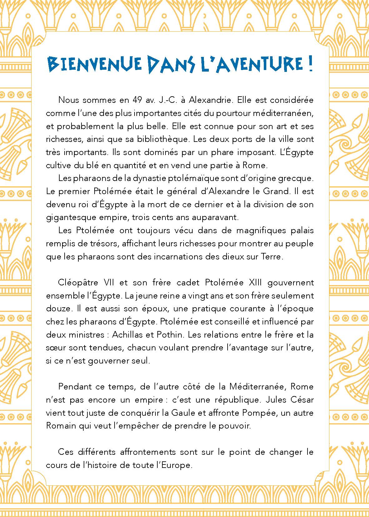 MISSION CLEOPATRE