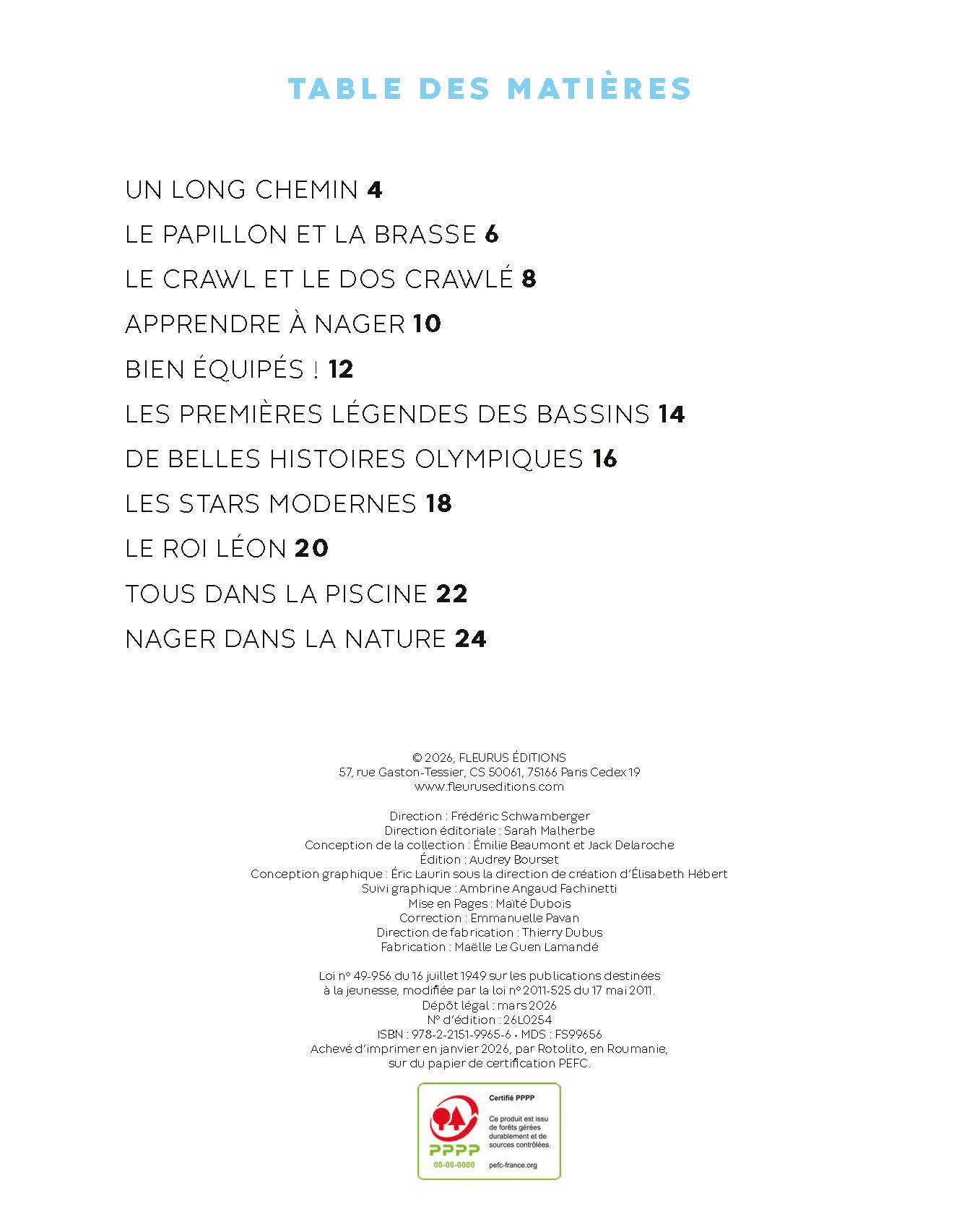 LA NATATION