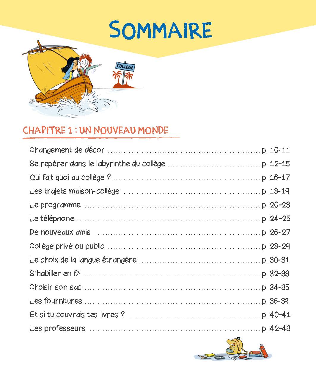 LA 6E. TOUT POUR REUSSIR SON ANNEE