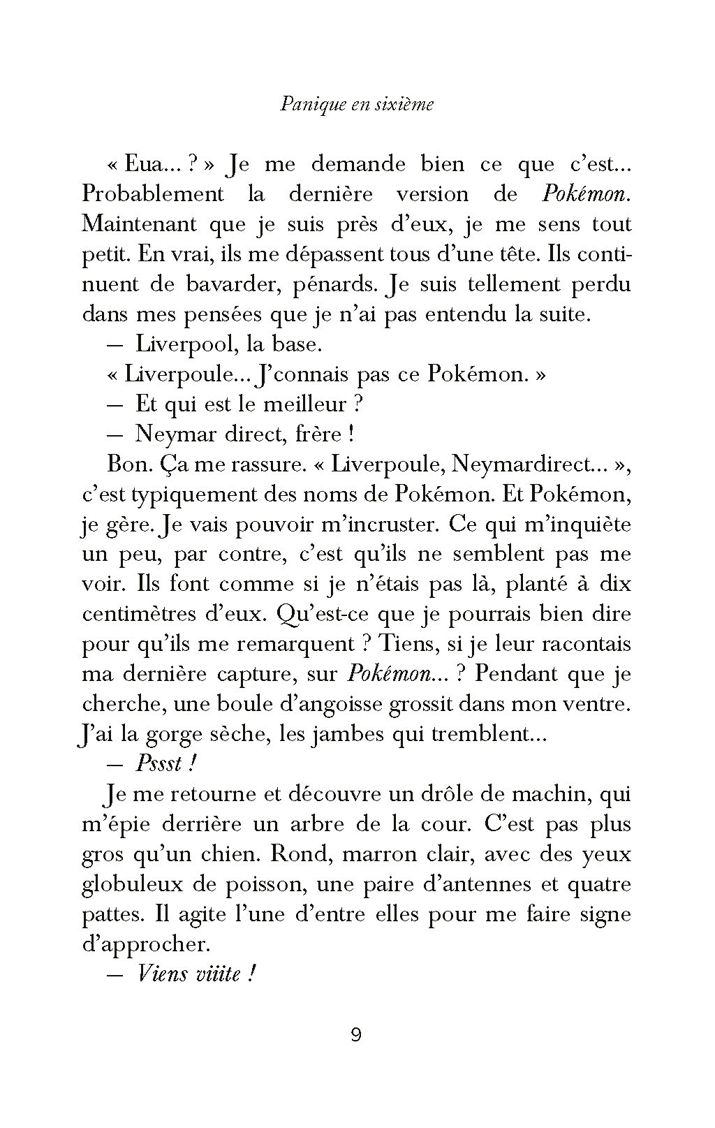 ELLIOT AU COLLEGE - LE ROMAN T1 PANIQUE EN SIXIEME