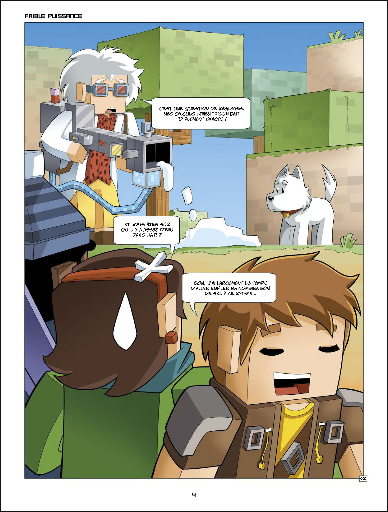 FRIGIEL ET FLUFFY : MINEFRIENDS T2 CREEPERS GIVRES