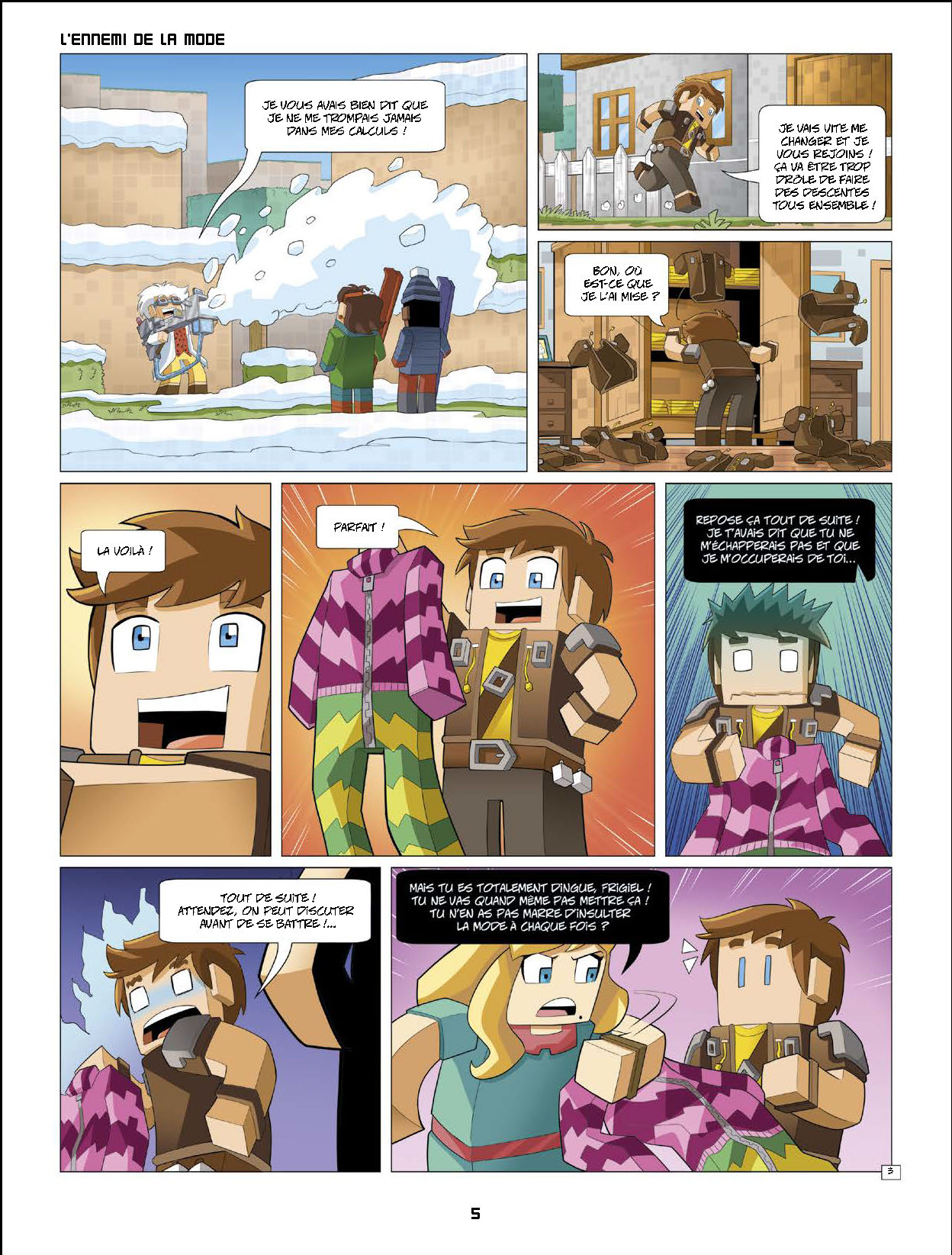 FRIGIEL ET FLUFFY : MINEFRIENDS T2 CREEPERS GIVRES