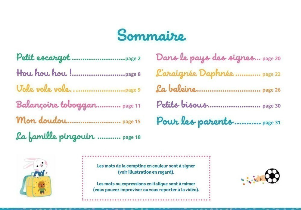 COMPTINES SIGNEES POUR MON ENFANT