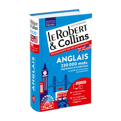 LE ROBERT & COLLINS ANGLAIS POCHE + : FRANCAIS-ANGLAIS, ANGLAIS-FRANCAIS