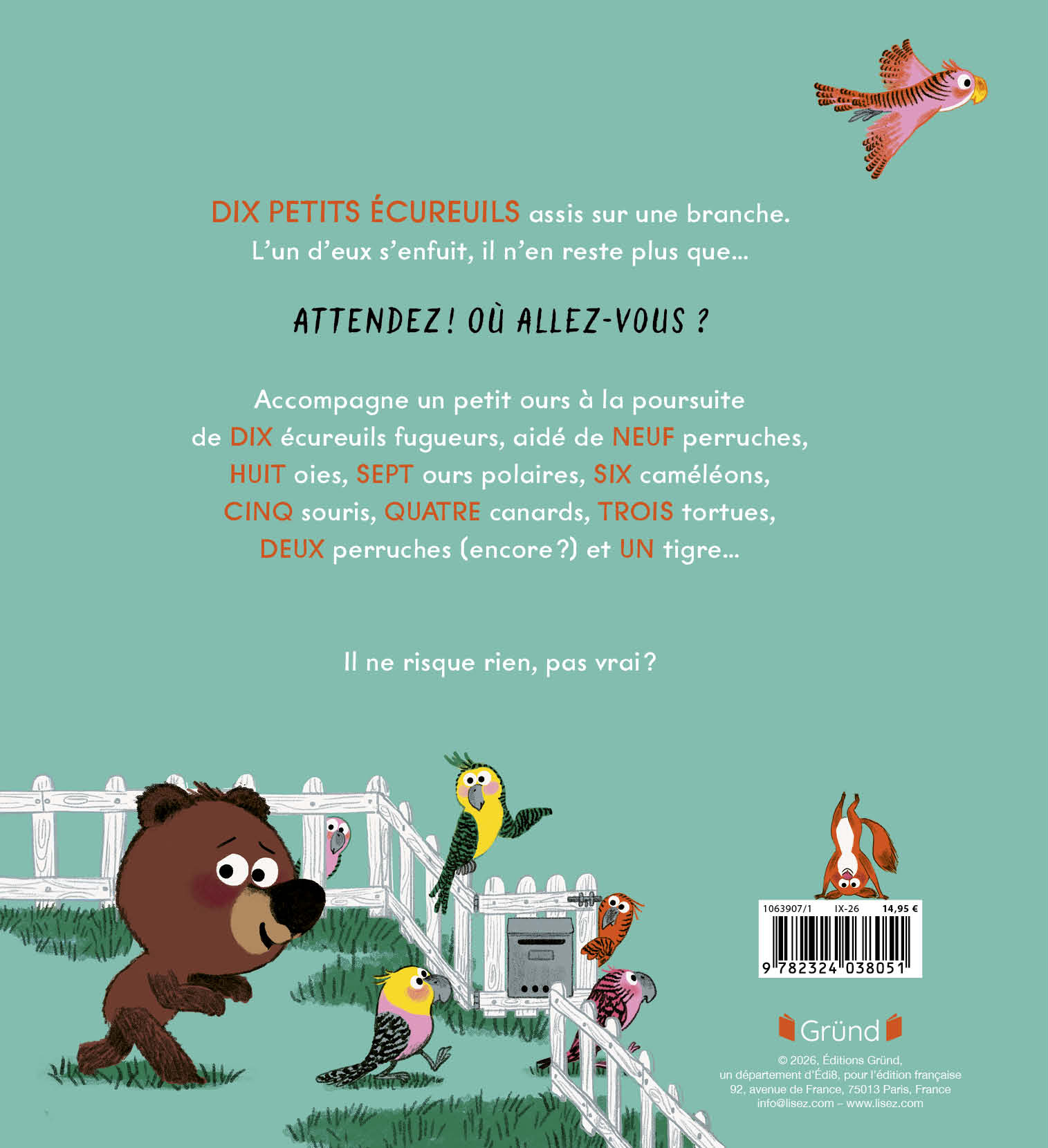 DIX PETITS ECUREUILS