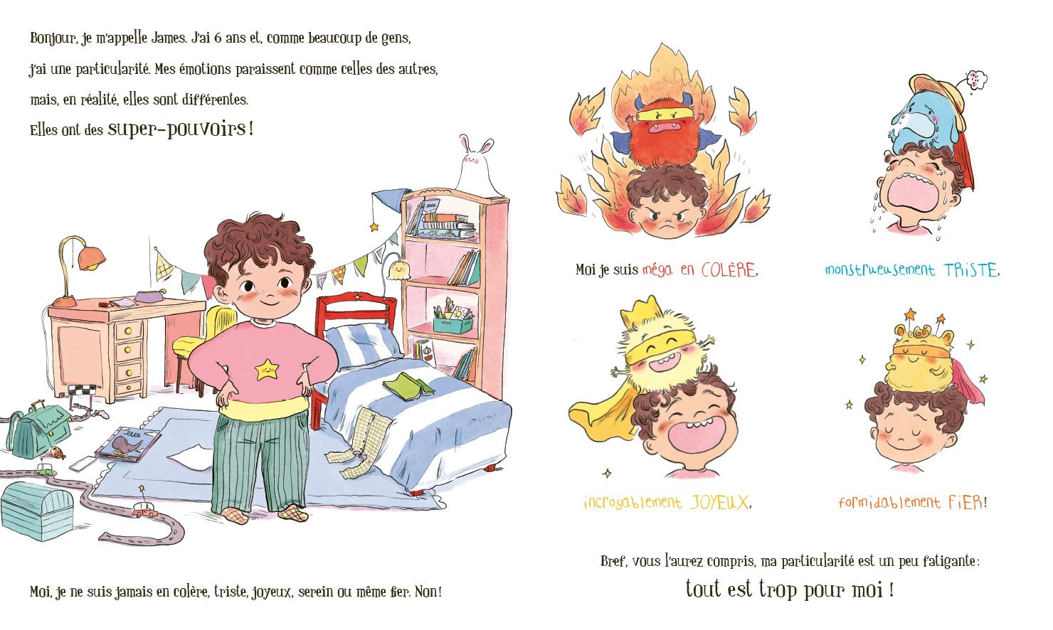 LE LIVRE DE MES SUPER EMOTIONS - UNE HISTOIRE SUR L