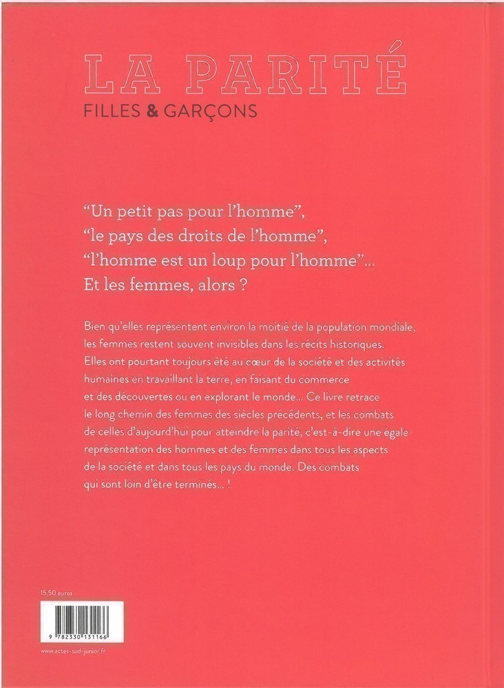 LA PARITE FILLES ET GARCONS