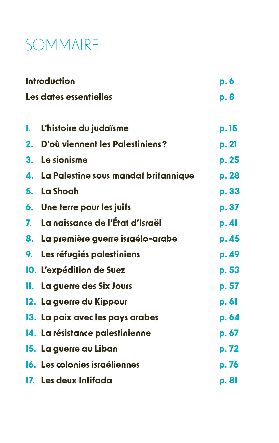 ISRAEL-PALESTINE : UNE TERRE POUR DEUX