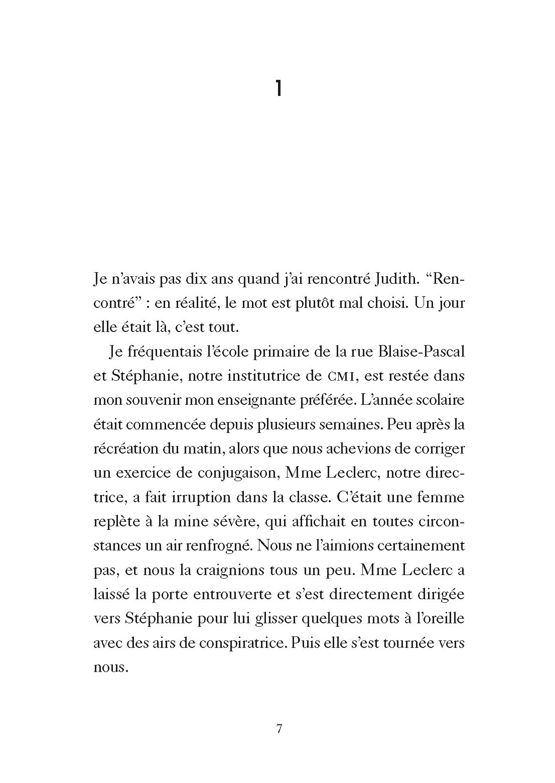 LA VERITE SUR JUDITH D. LA VERITE SUR JUDITH D.