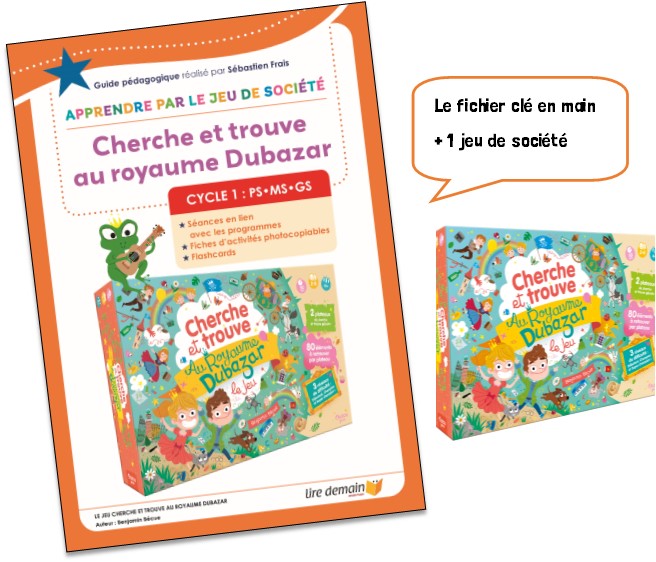 APJS : CHERCHE & TROUVE DUBAZAR : 1 FICHIER + 1 JEU