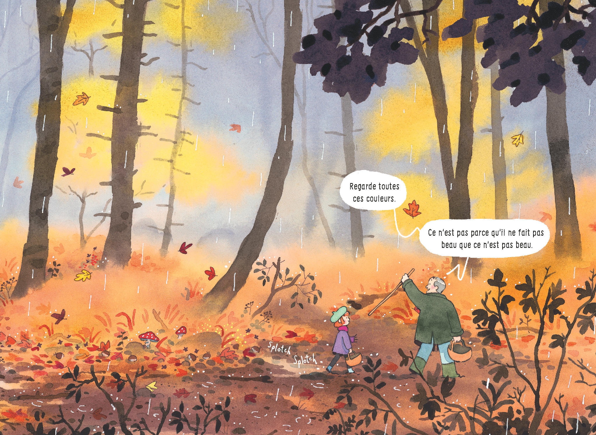 DANSER DANS LES FEUILLES