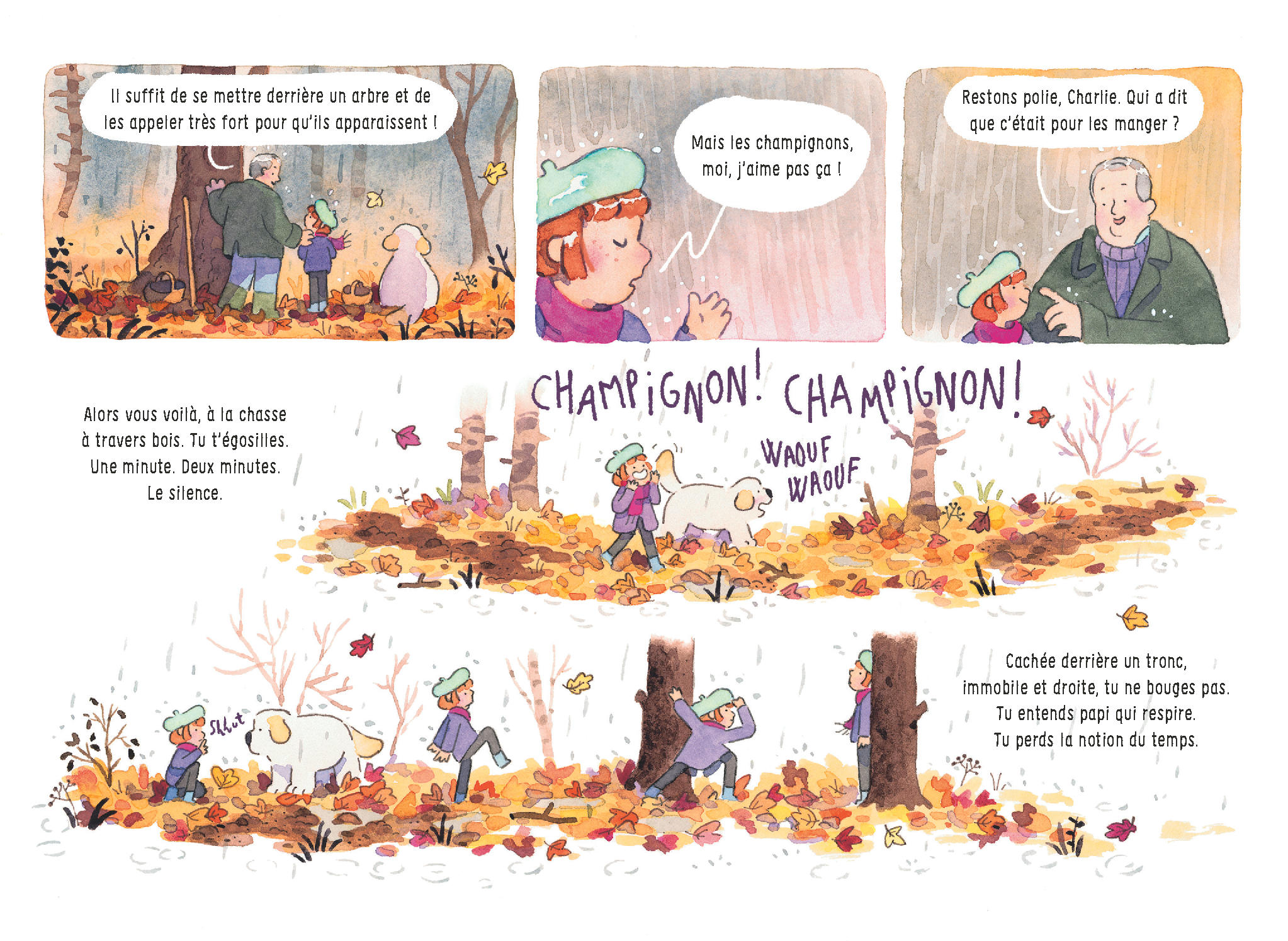 DANSER DANS LES FEUILLES