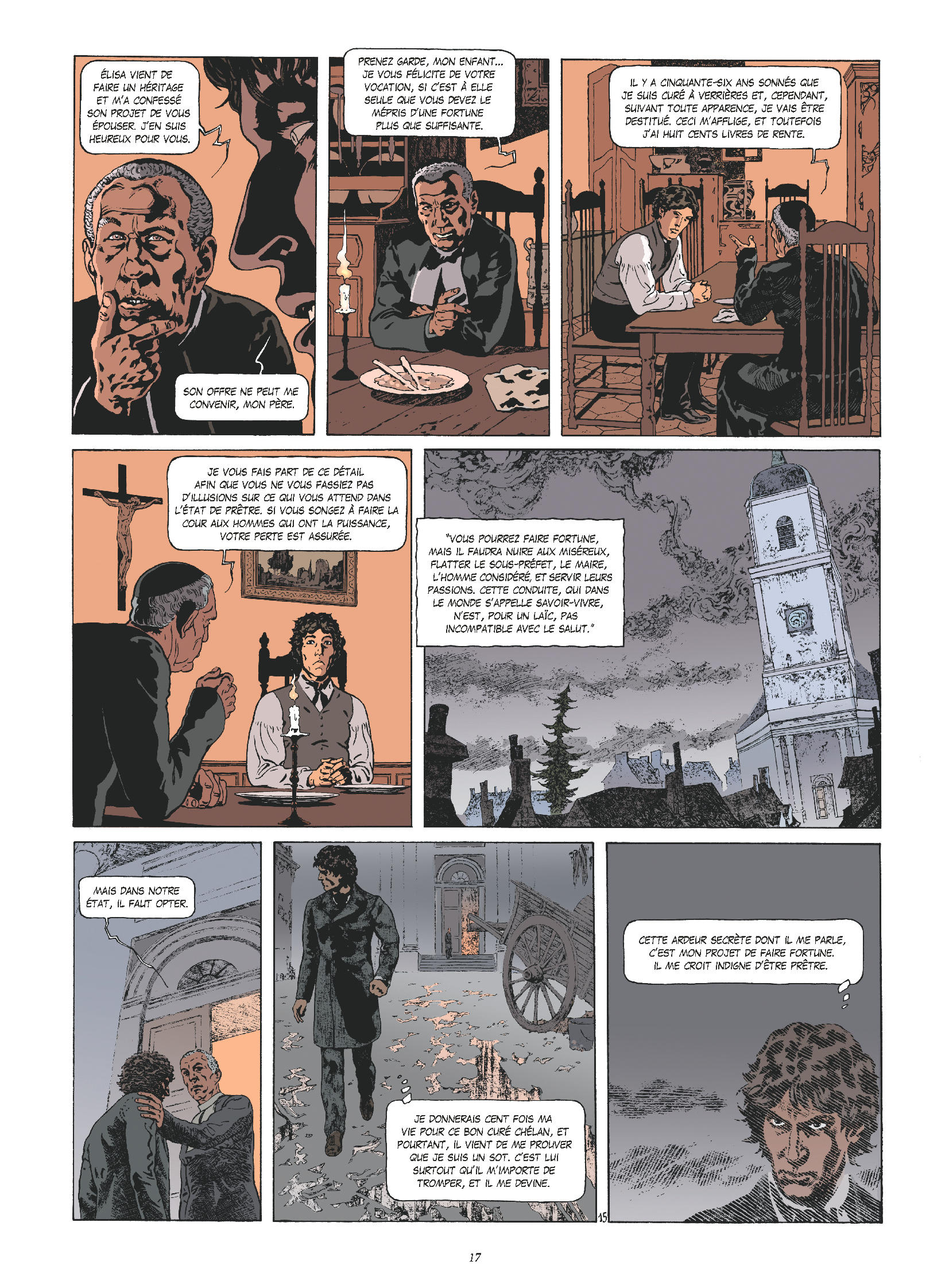 LE ROUGE ET LE NOIR EN BD T1