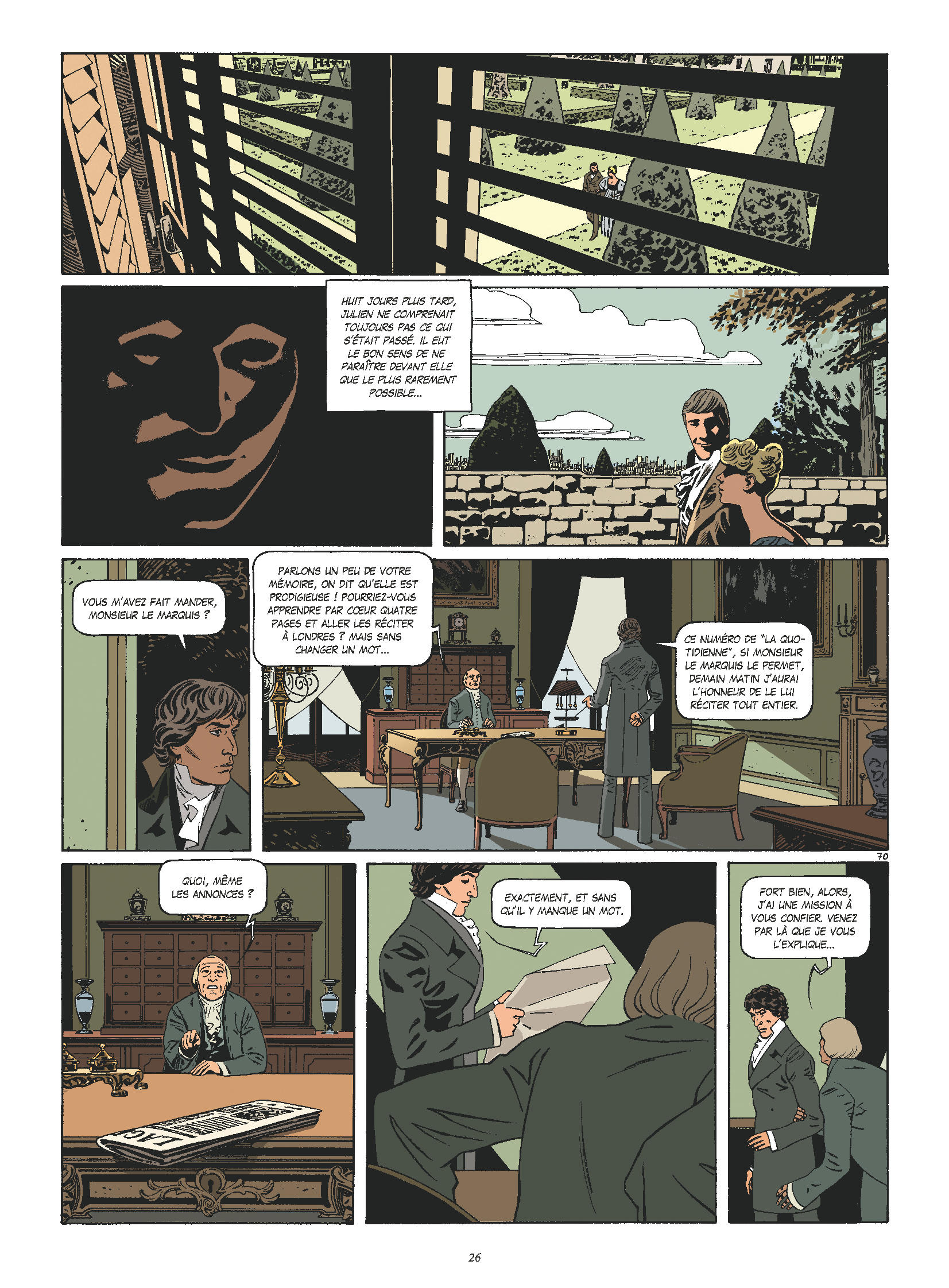 LE ROUGE ET LE NOIR EN BD T2