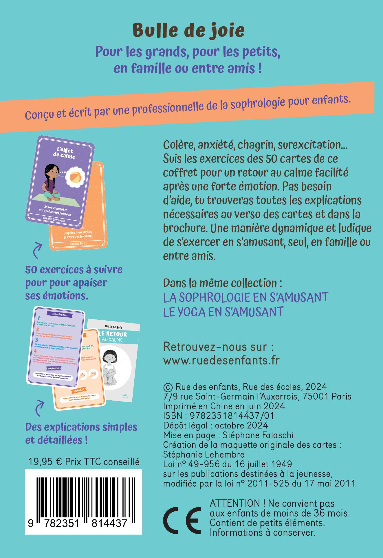 COFFRET BULLE DE JOIE - LE RETOUR AU CALME, DES 5 ANS