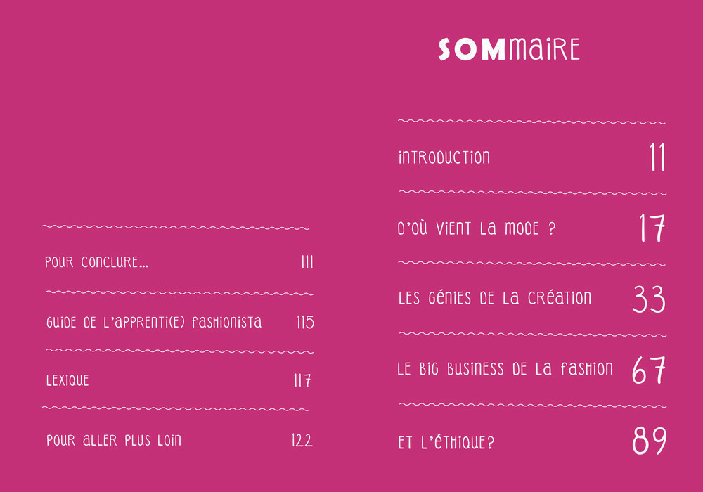 QUE DIT LA MODE ?
