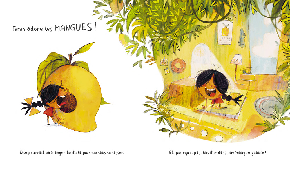 FARAH ADORE LES MANGUES