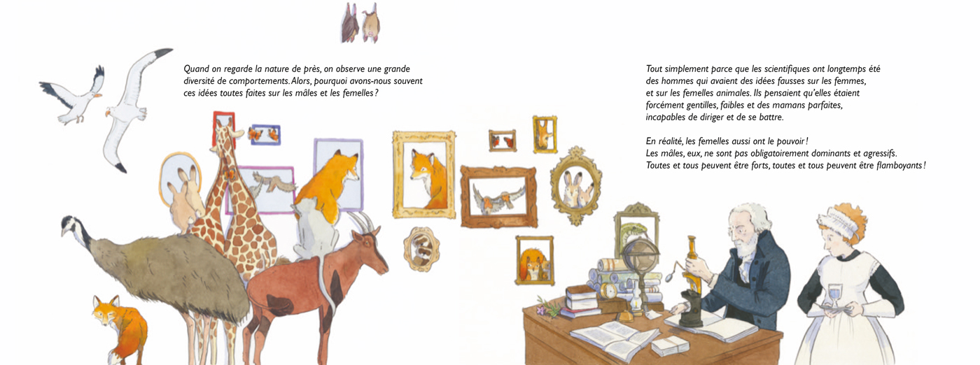 FORTES ET FLAMBOYANTES ! : LES FEMELLES DANS LE MONDE ANIMAL