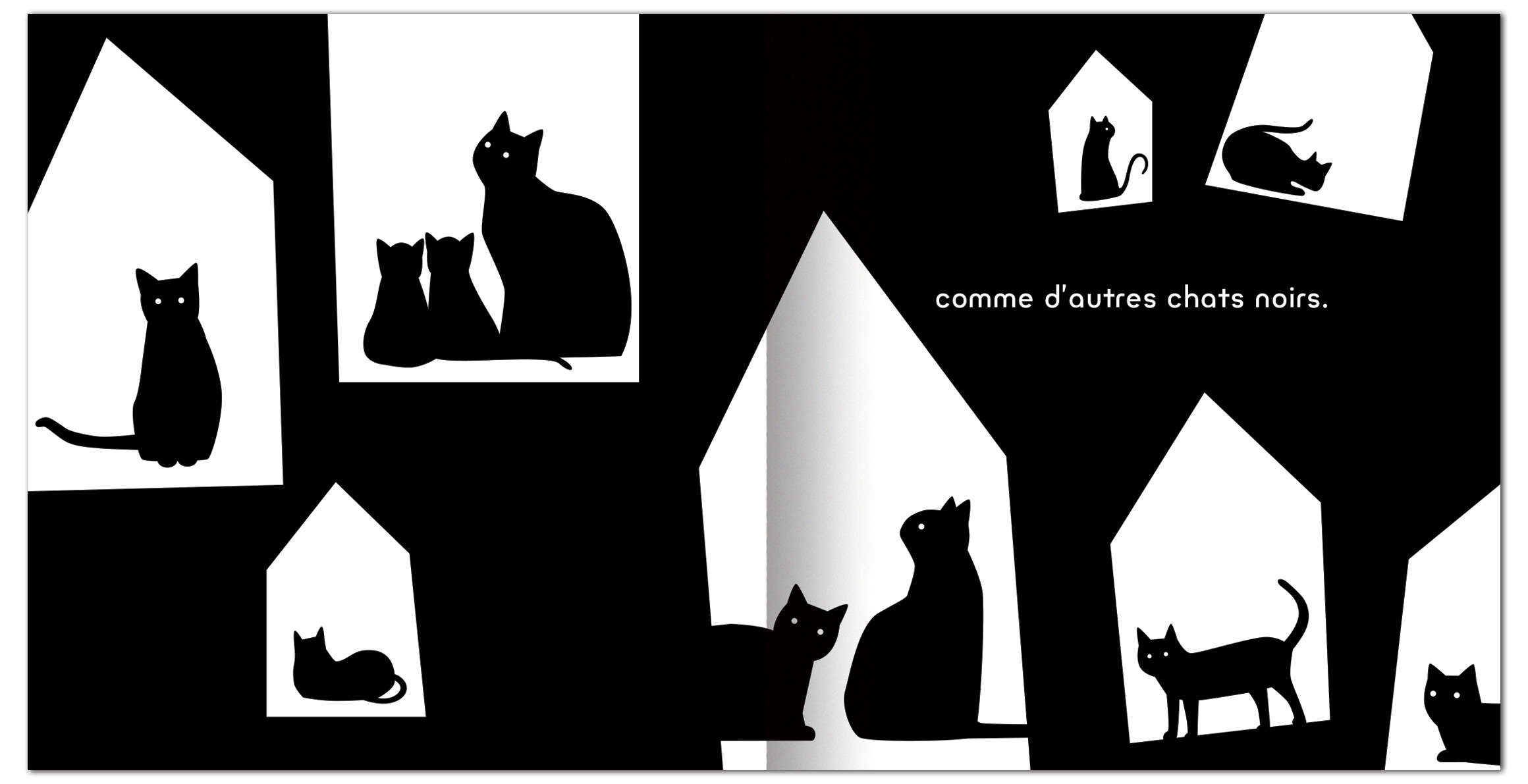 CHAT NOIR, CHAT BLANC