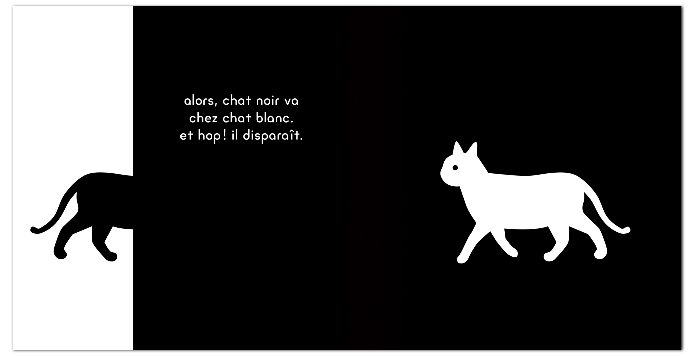 CHAT NOIR, CHAT BLANC
