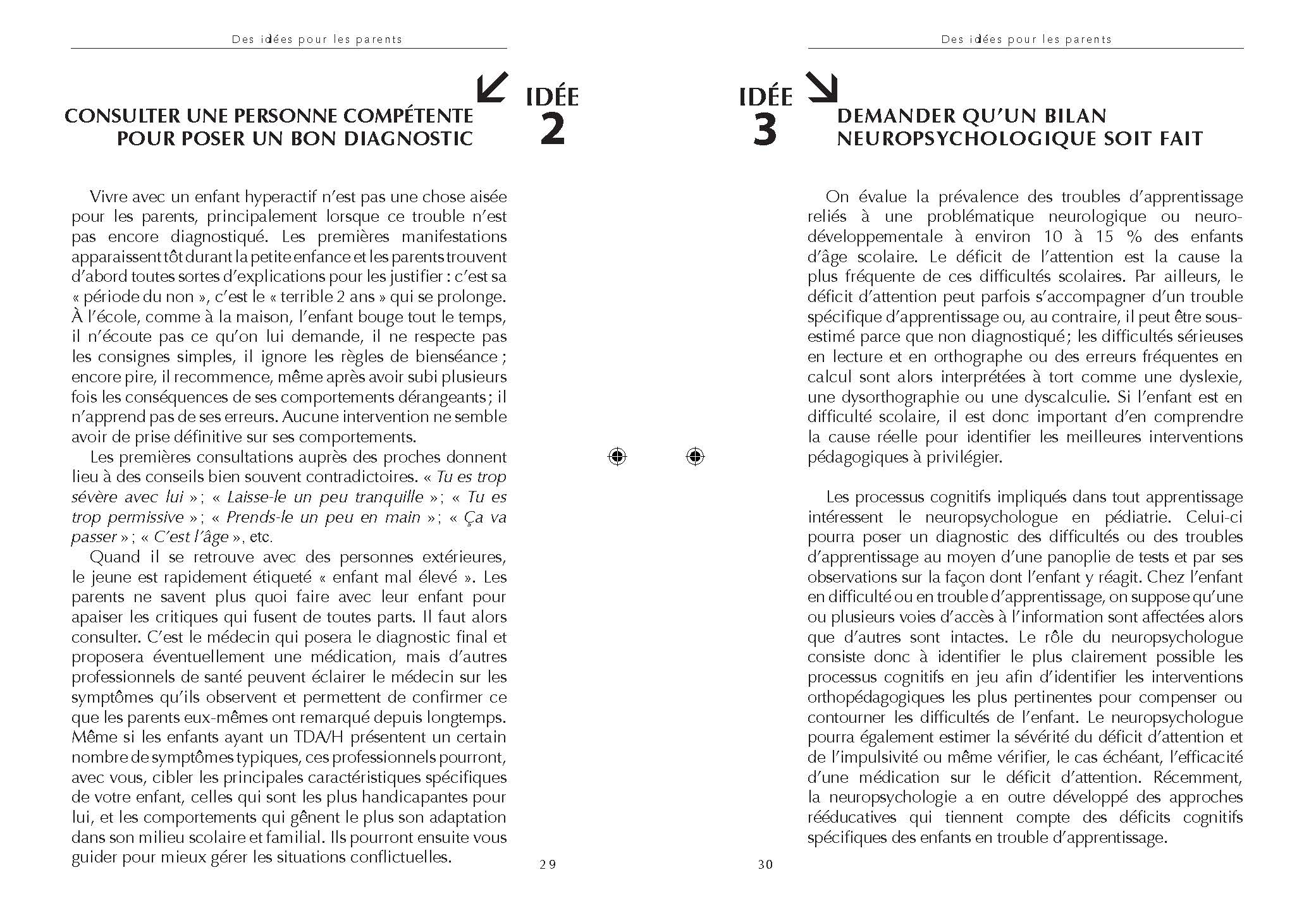 100 IDEES POUR MIEUX GERER LES TROUBLES DE L