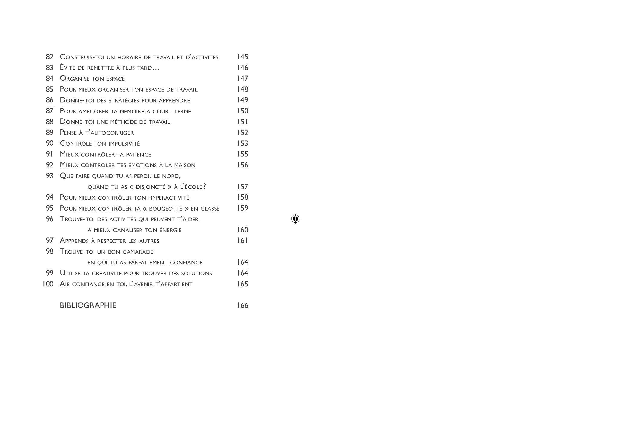 100 IDEES POUR MIEUX GERER LES TROUBLES DE L