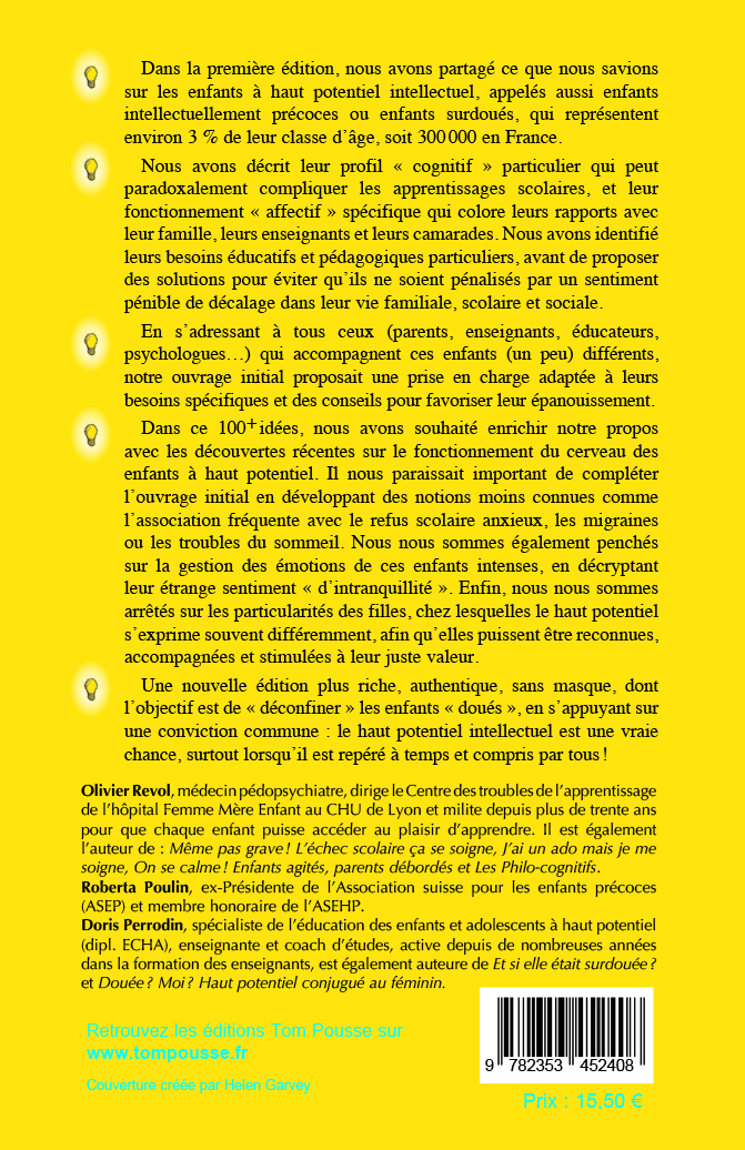 100 IDEES + POUR ACCOMPAGNER LES ENFANTS A HAUT POTENTIEL