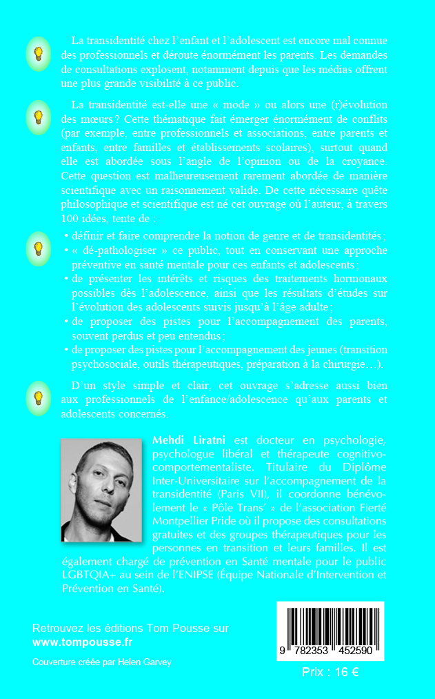 100 IDEES POUR ACCOMPAGNER LA TRANSIDENTITE CHEZ L