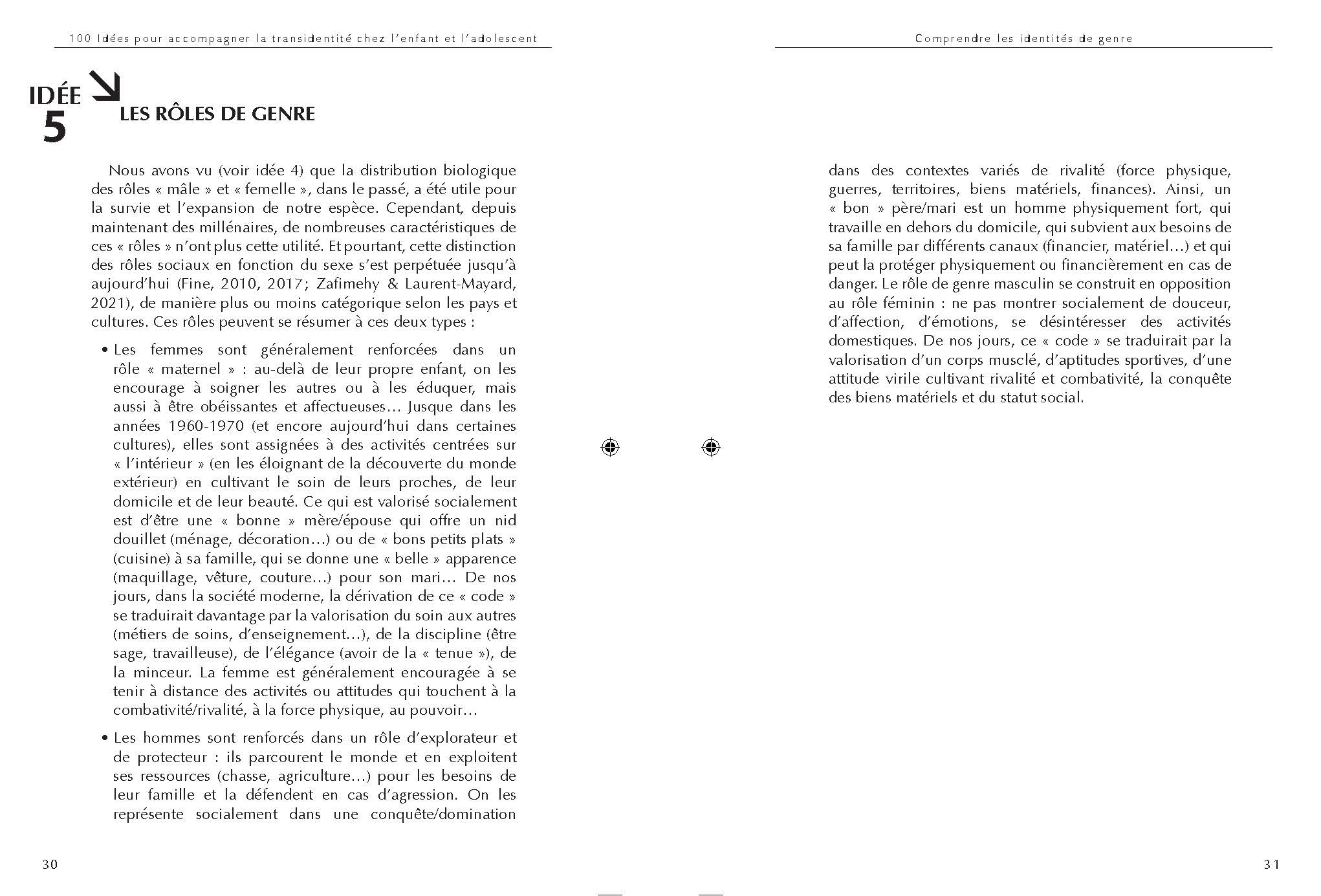 100 IDEES POUR ACCOMPAGNER LA TRANSIDENTITE CHEZ L